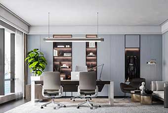 娄底轻奢风格-书房