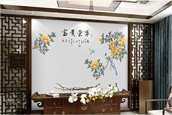 娄底森佰汇航空纤维墙咔（富贵荣华）