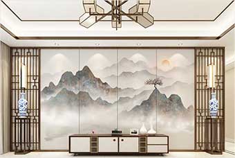 娄底森佰汇航空纤维（山水画系列）